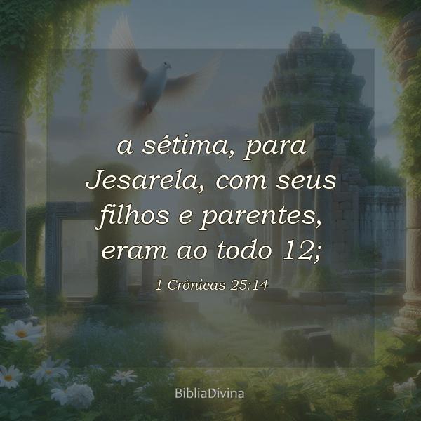 1 Crônicas 25:14