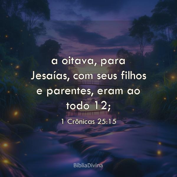 1 Crônicas 25:15