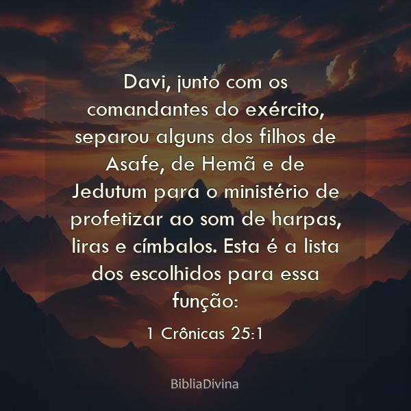 1 Crônicas 25:1