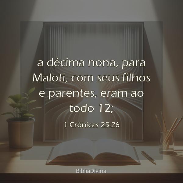 1 Crônicas 25:26