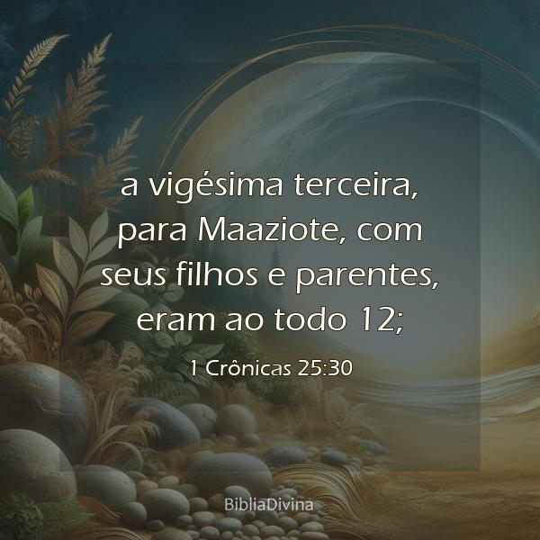 1 Crônicas 25:30