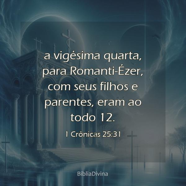 1 Crônicas 25:31