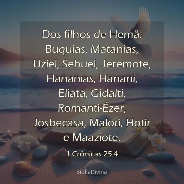 1 Crônicas 25:4