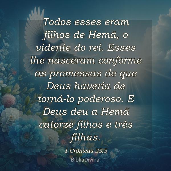 1 Crônicas 25:5