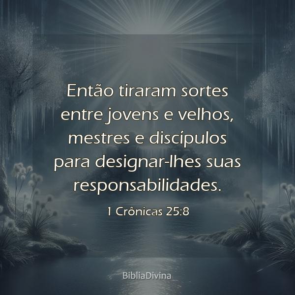 1 Crônicas 25:8