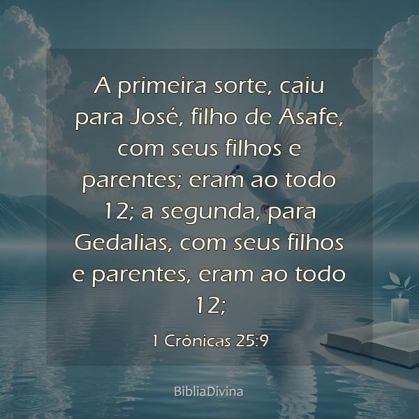 1 Crônicas 25:9