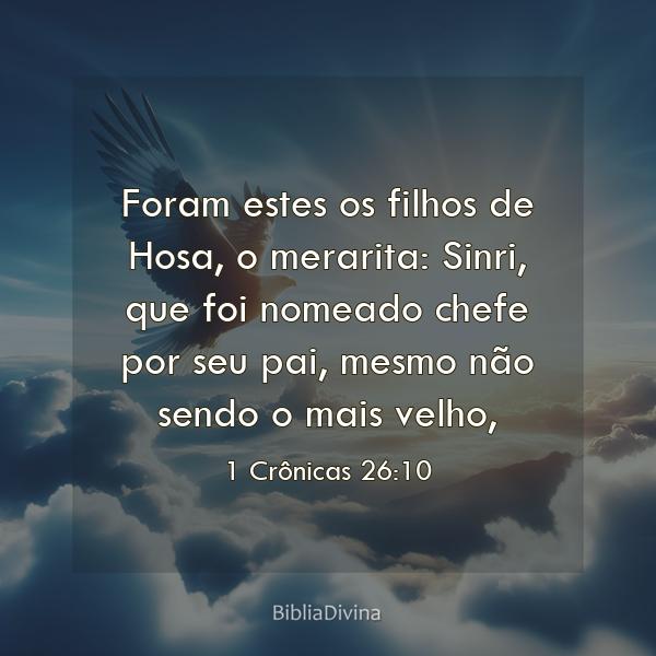 1 Crônicas 26:10