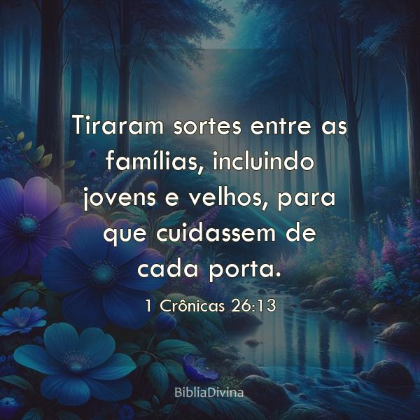 1 Crônicas 26:13