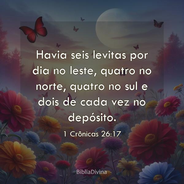 1 Crônicas 26:17