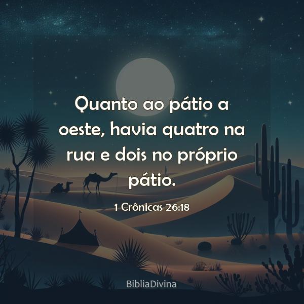 1 Crônicas 26:18