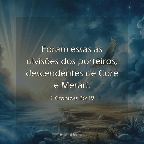 1 Crônicas 26:19