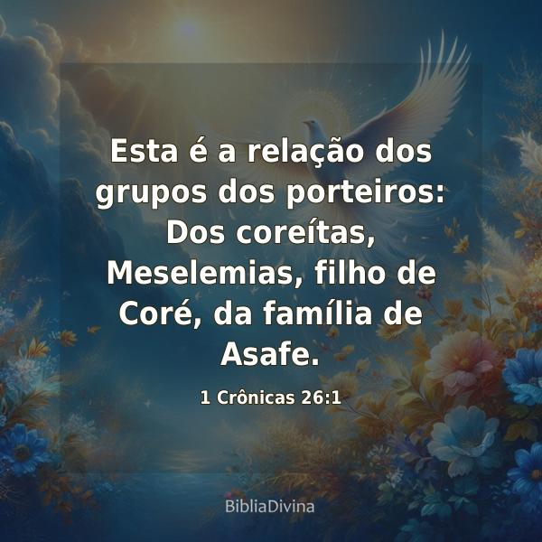 1 Crônicas 26:1