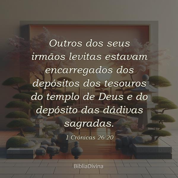 1 Crônicas 26:20