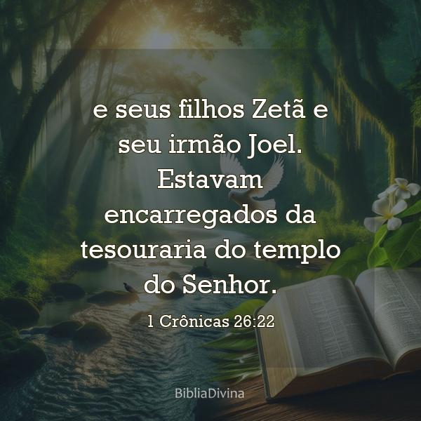 1 Crônicas 26:22