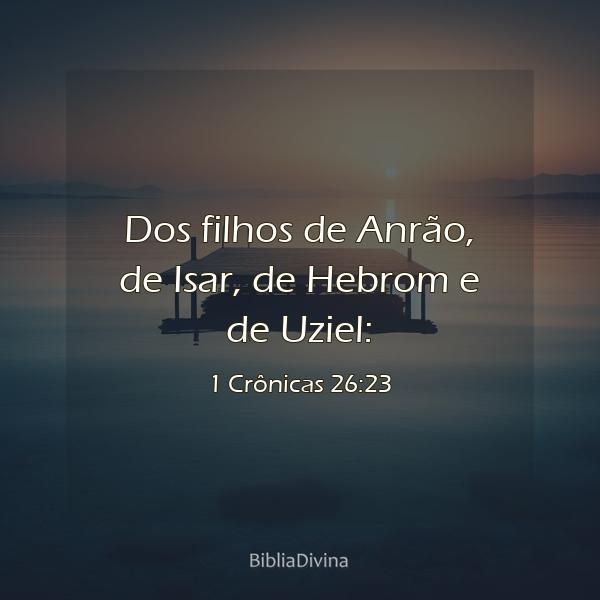 1 Crônicas 26:23