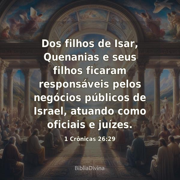 1 Crônicas 26:29