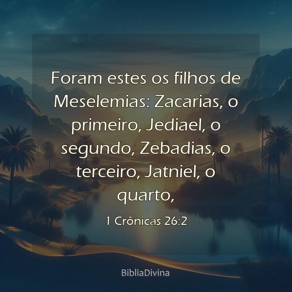 1 Crônicas 26:2