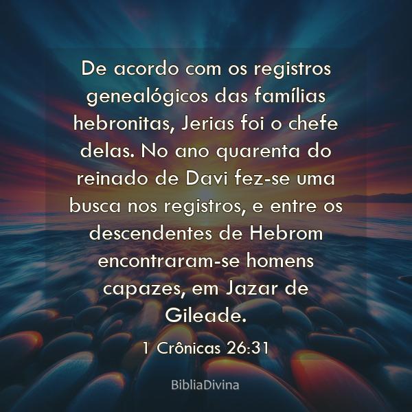 1 Crônicas 26:31