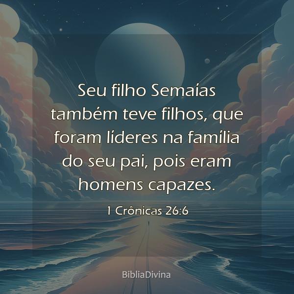 1 Crônicas 26:6