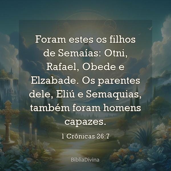 1 Crônicas 26:7