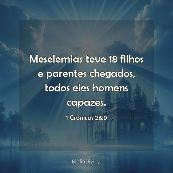 1 Crônicas 26:9