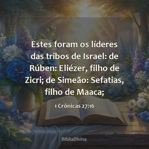 1 Crônicas 27:16