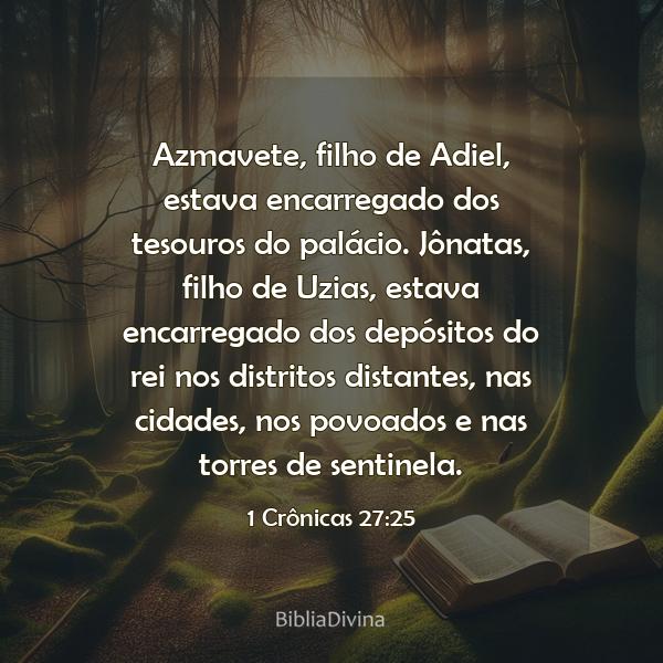 1 Crônicas 27:25