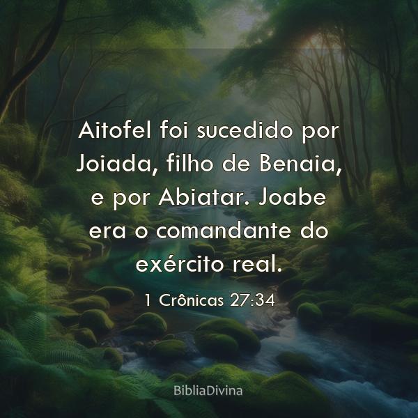 1 Crônicas 27:34