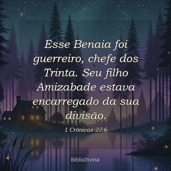 1 Crônicas 27:6