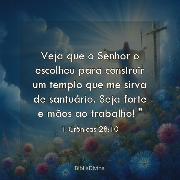 1 Crônicas 28:10