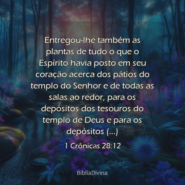 1 Crônicas 28:12