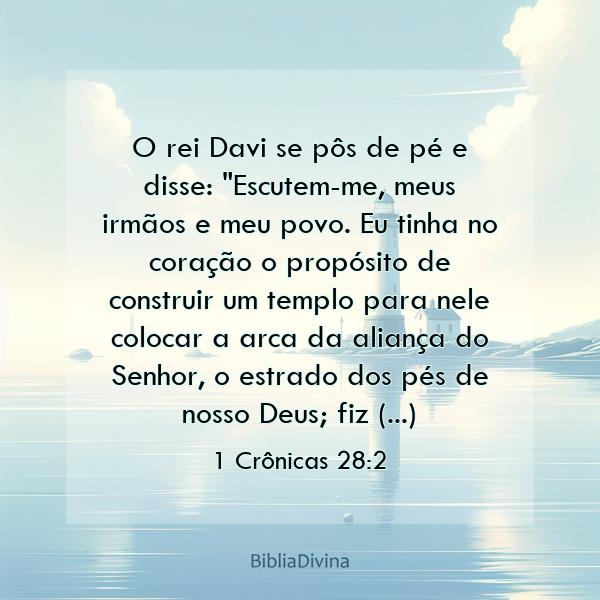 1 Crônicas 28:2