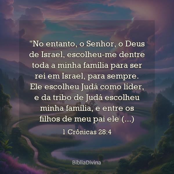 1 Crônicas 28:4