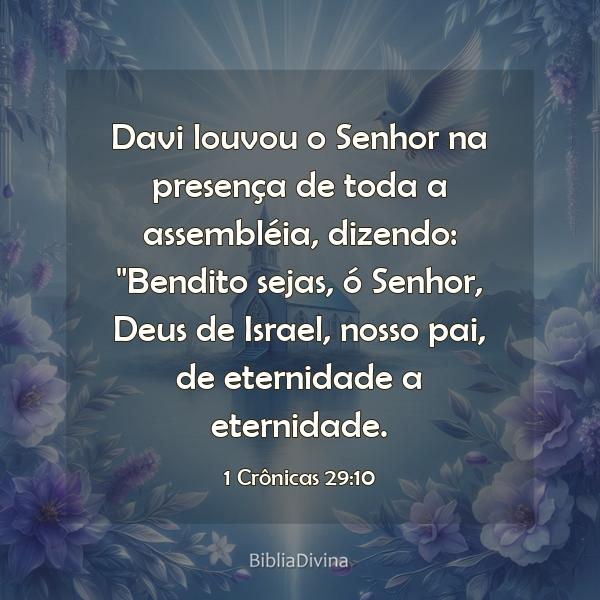 1 Crônicas 29:10