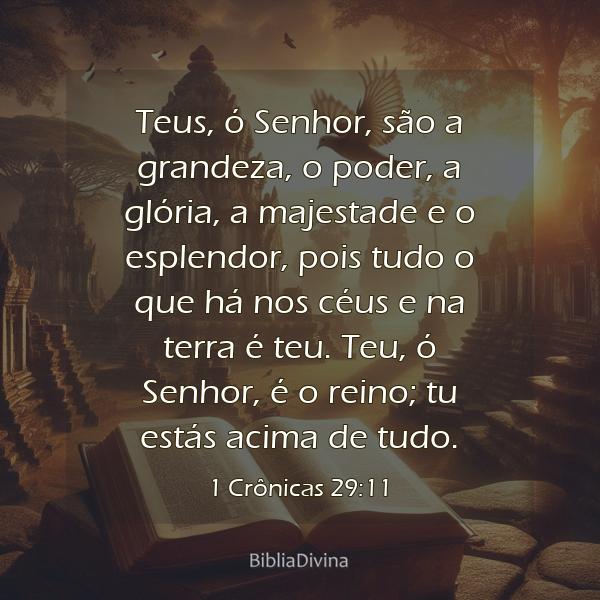 1 Crônicas 29:11