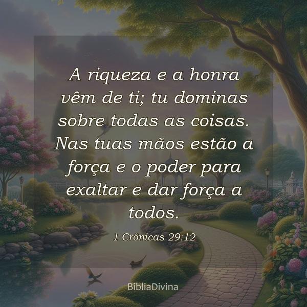 1 Crônicas 29:12