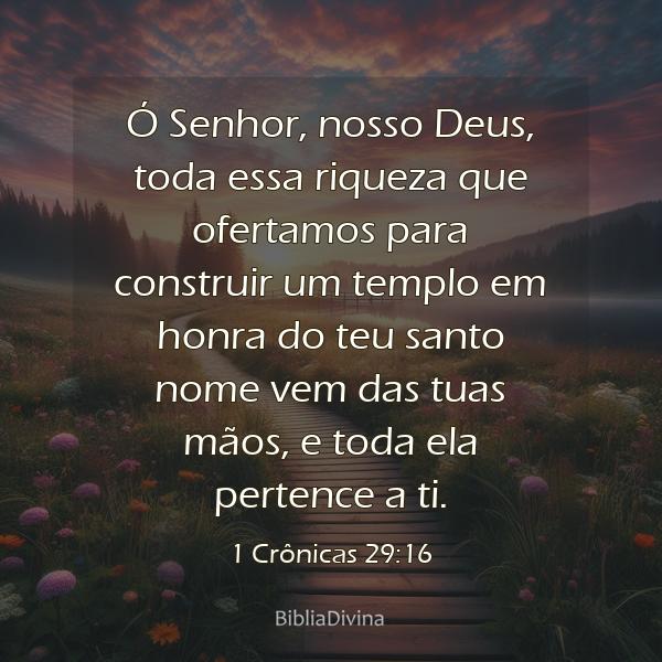 1 Crônicas 29:16