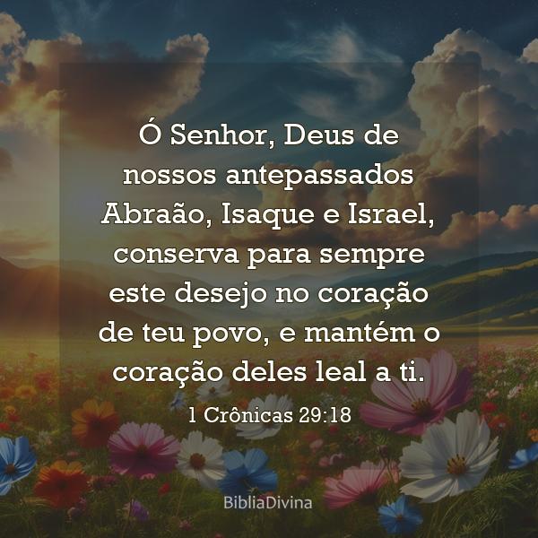 1 Crônicas 29:18