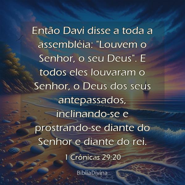 1 Crônicas 29:20