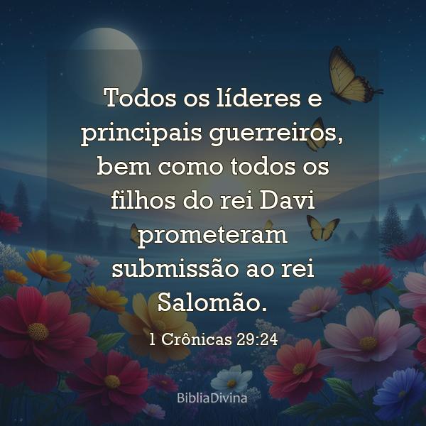 1 Crônicas 29:24