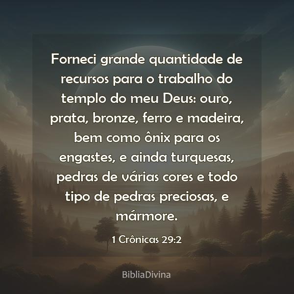 1 Crônicas 29:2