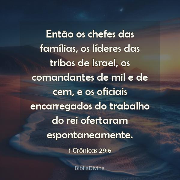 1 Crônicas 29:6