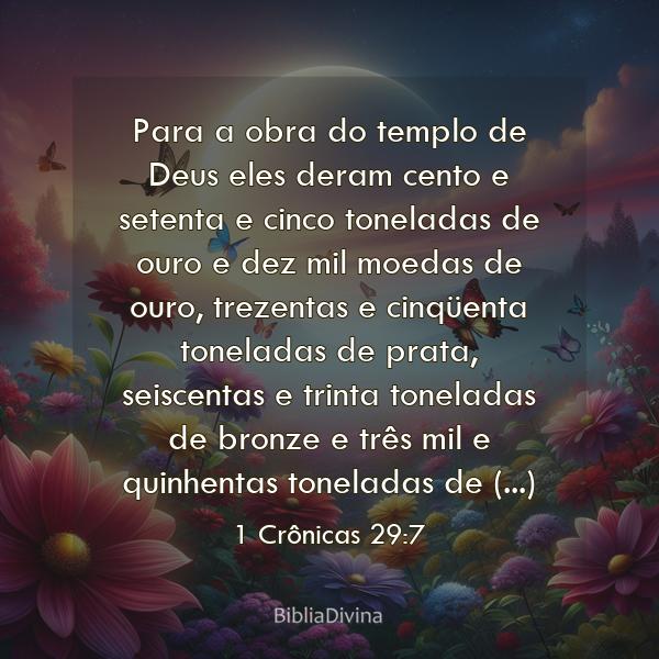 1 Crônicas 29:7