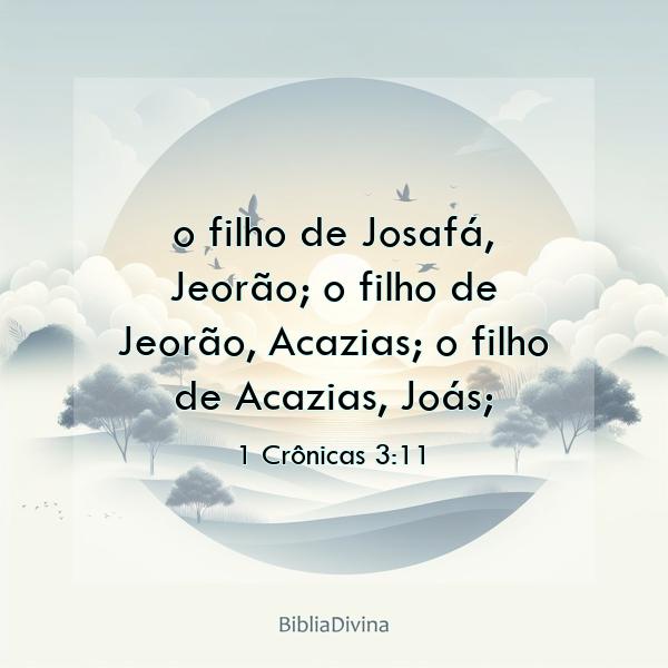 1 Crônicas 3:11