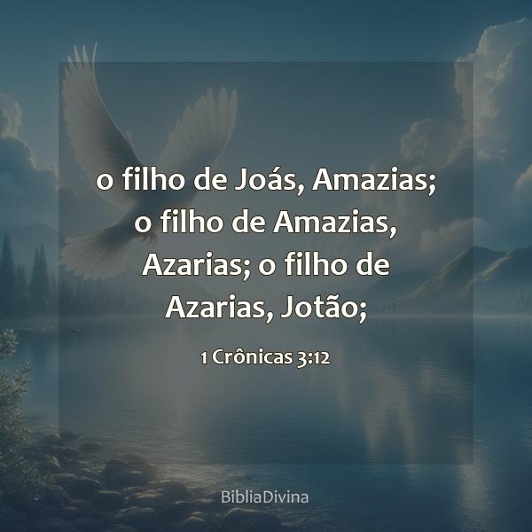 1 Crônicas 3:12