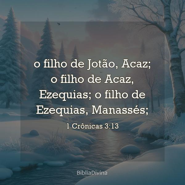 1 Crônicas 3:13