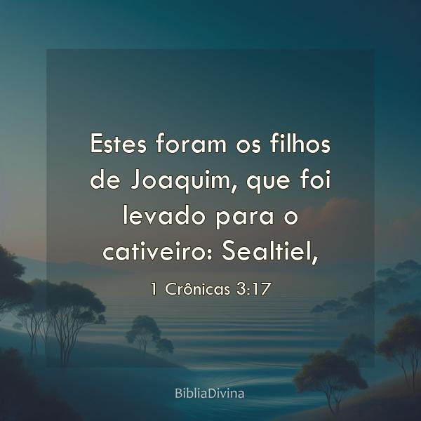 1 Crônicas 3:17