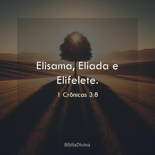 1 Crônicas 3:8