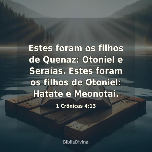 1 Crônicas 4:13