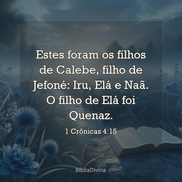 1 Crônicas 4:15